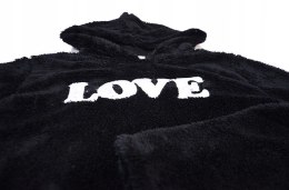 NOWY TERRANOVA sweter bluza LOVE czarny S