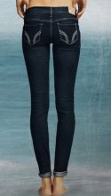 NOWE HOLLISTER super skinny jeans denim 24/33