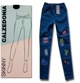 NOWE Calzedonia spodnie tregginsy jeansy S