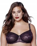 NOWY Ashley Graham koronkowy fiszbiny stanik 100C