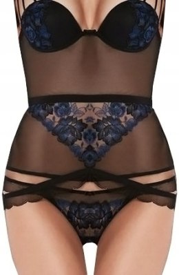 NOWY Intimissimi zapinki lace czarny gorset 75D