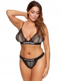 NOWY ANN SUMMERS czarny bralet biustonosz L