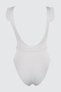 NOWY TRENDYOL biały strój kąpielowy kostium L 40