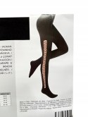 Calzedonia czarne 90 den rajstopy calzedonia wzory czarne lampas S Nowe