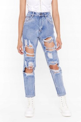 Spodnie jeansy NASTY GAL jeansy mom 36 S NOWE