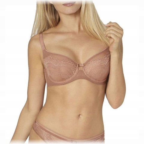 Triumph biustonosz miękki brązowy Darling Minimizer Wired Bra W02 70C NOWY