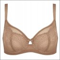 Triumph biustonosz miękki brązowy Darling Minimizer Wired Bra W02 70C NOWY